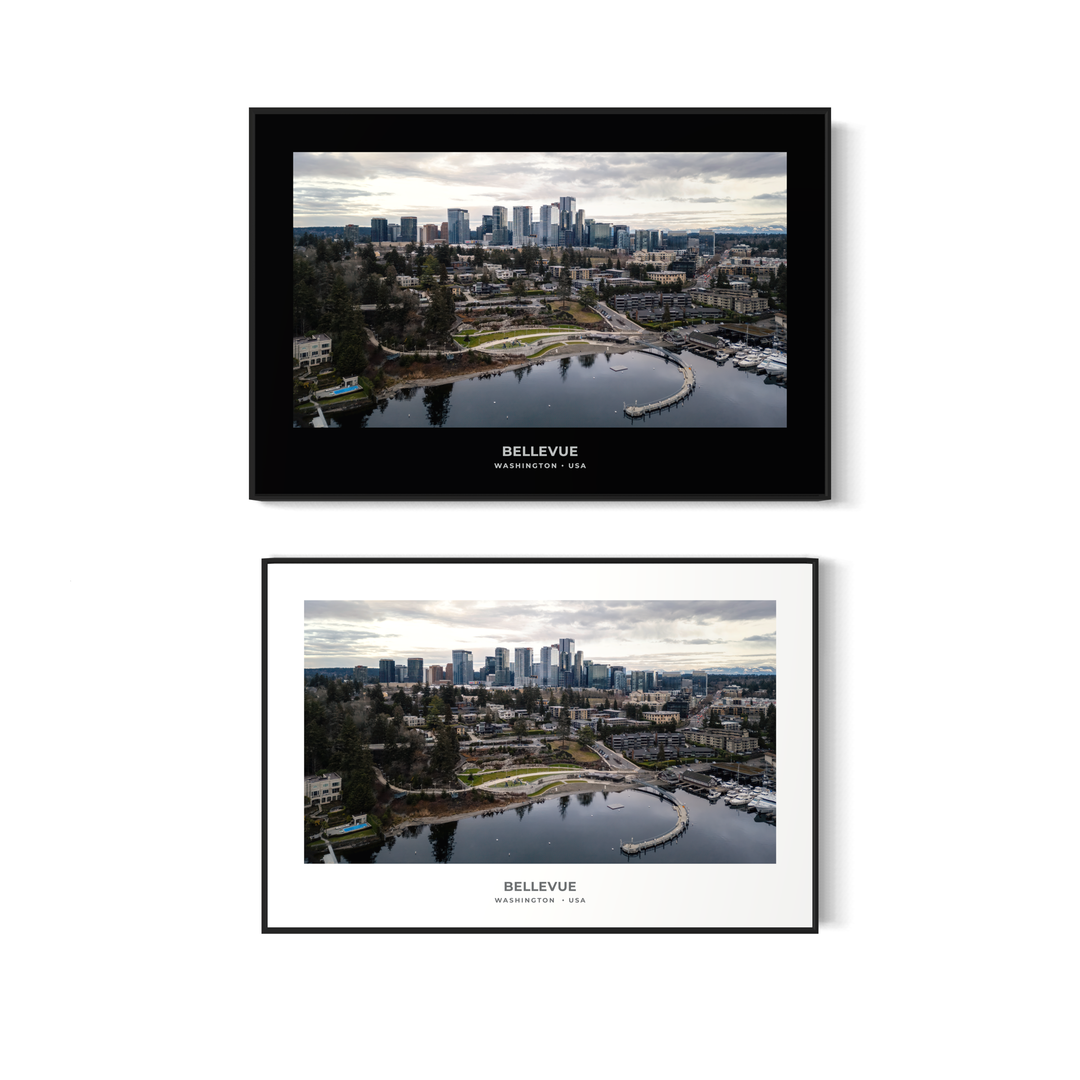 Chris Fabregas Fine Art Photography Digital Download Bellevue Skyline Digital Print | Fine Art Cityscape | Instant Download Wall Art print High-quality fine art photography print 