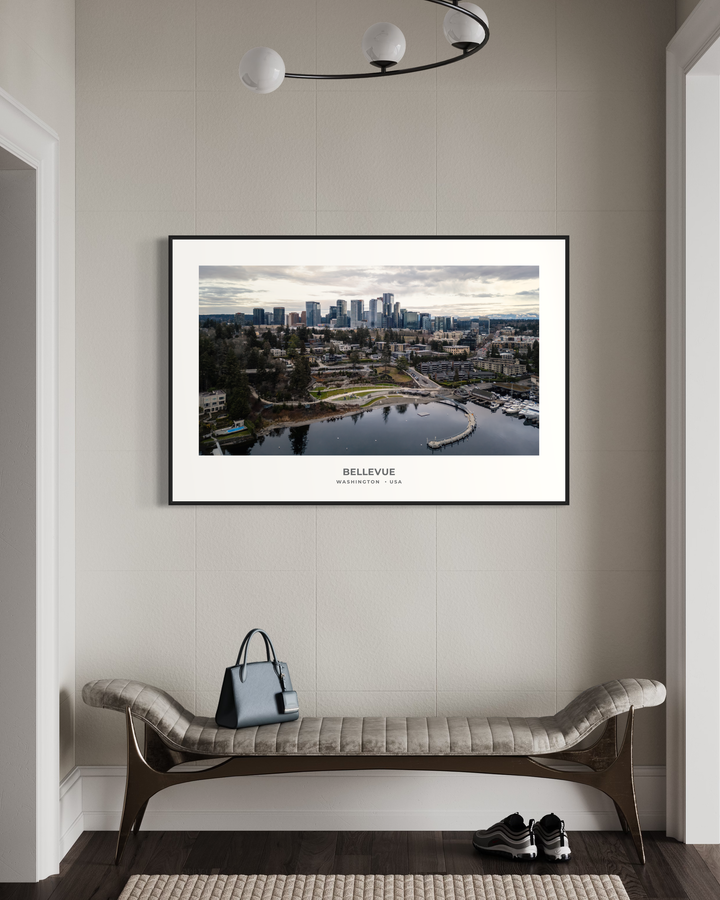 Chris Fabregas Fine Art Photography Digital Download Bellevue Skyline Digital Print | Fine Art Cityscape | Instant Download Wall Art print High-quality fine art photography print 