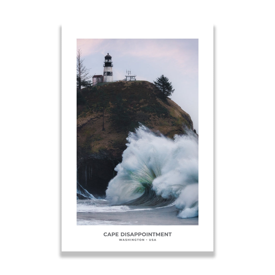 Chris Fabregas Fine Art Photography Digital Download Cape Disappointment Lighthouse PNW Printable | Washington Coast Decor Wall Art print High-quality fine art photography print 