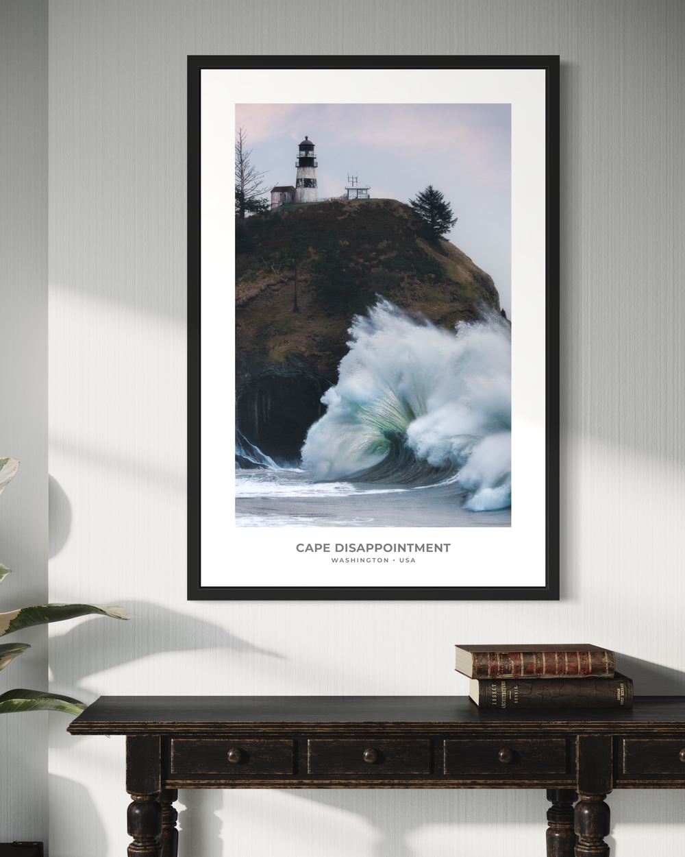 Chris Fabregas Fine Art Photography Digital Download Cape Disappointment Lighthouse PNW Printable | Washington Coast Decor Wall Art print High-quality fine art photography print 