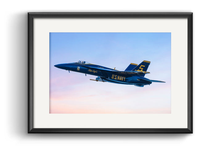 Chris Fabregas Photography Metal, Canvas, Paper Blue Angels Jet #5 Flyover - Military Aircraft Fine Art Photography Wall Art print High-quality fine art photography print 