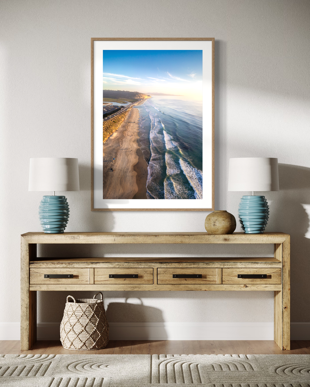 Chris Fabregas Photography Metal, Canvas, Paper, Acrylic Del Mar California Coast Fine Art Print - Aerial Beach Photography Wall Art print High-quality fine art photography print 