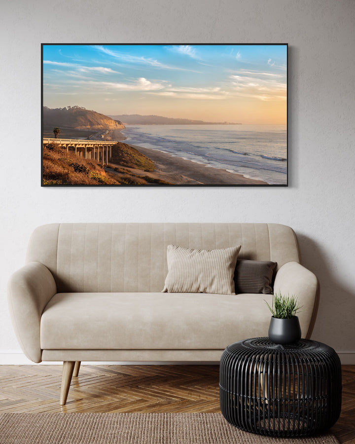 Chris Fabregas Fine Art Photography Digital Download Del Mar Sunset Digital Art – Samsung Frame TV Coastal Wall Art Wall Art print High-quality fine art photography print 