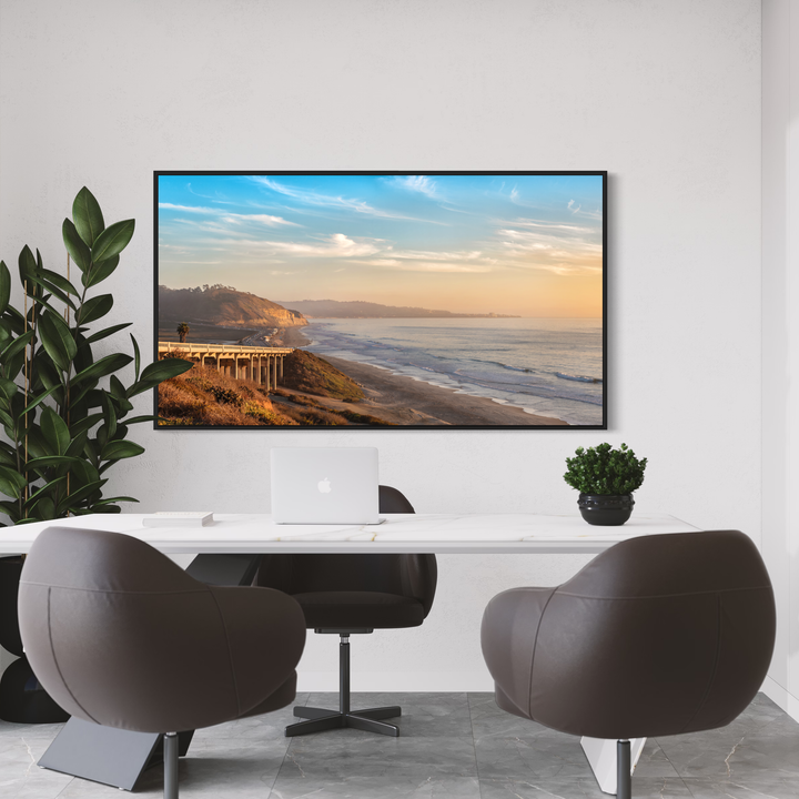 Chris Fabregas Fine Art Photography Digital Download Del Mar Sunset Digital Art – Samsung Frame TV Coastal Wall Art Wall Art print High-quality fine art photography print 