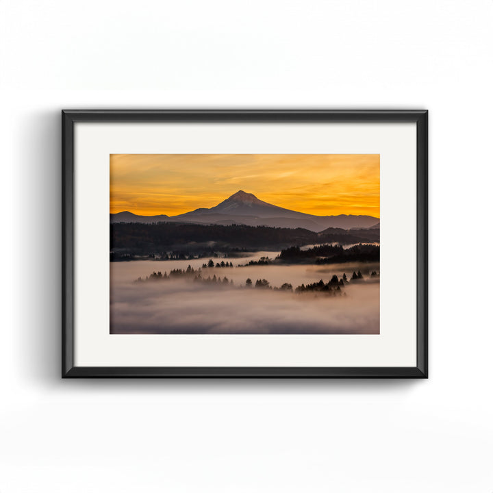 Mount Hood Sunrise | PNW Landscape Photography | Fine Art Print Metal, Canvas, Paper, Acrylic Chris Fabregas Photography Wall Art print High-quality fine art photography print 