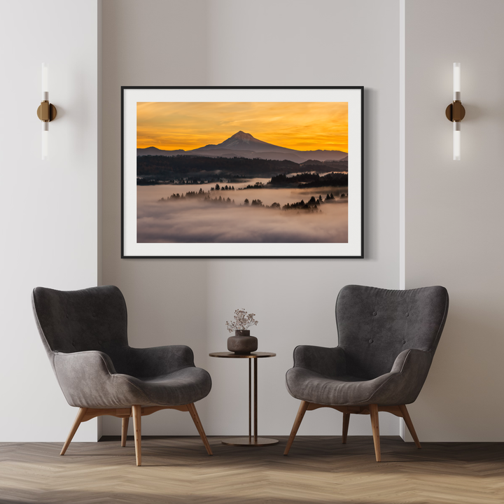 Mount Hood Sunrise | PNW Landscape Photography | Fine Art Print Metal, Canvas, Paper, Acrylic Chris Fabregas Photography Wall Art print High-quality fine art photography print 