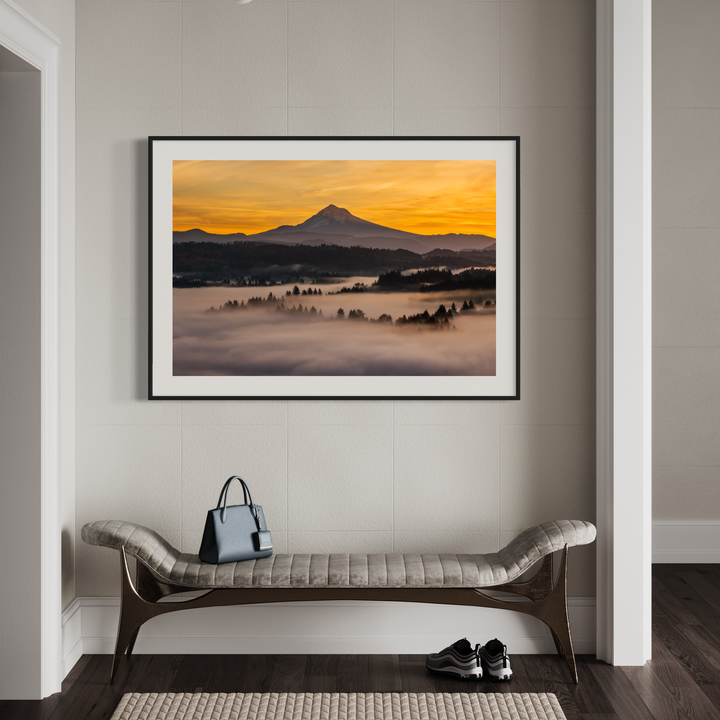 Mount Hood Sunrise | PNW Landscape Photography | Fine Art Print Metal, Canvas, Paper, Acrylic Chris Fabregas Photography Wall Art print High-quality fine art photography print 