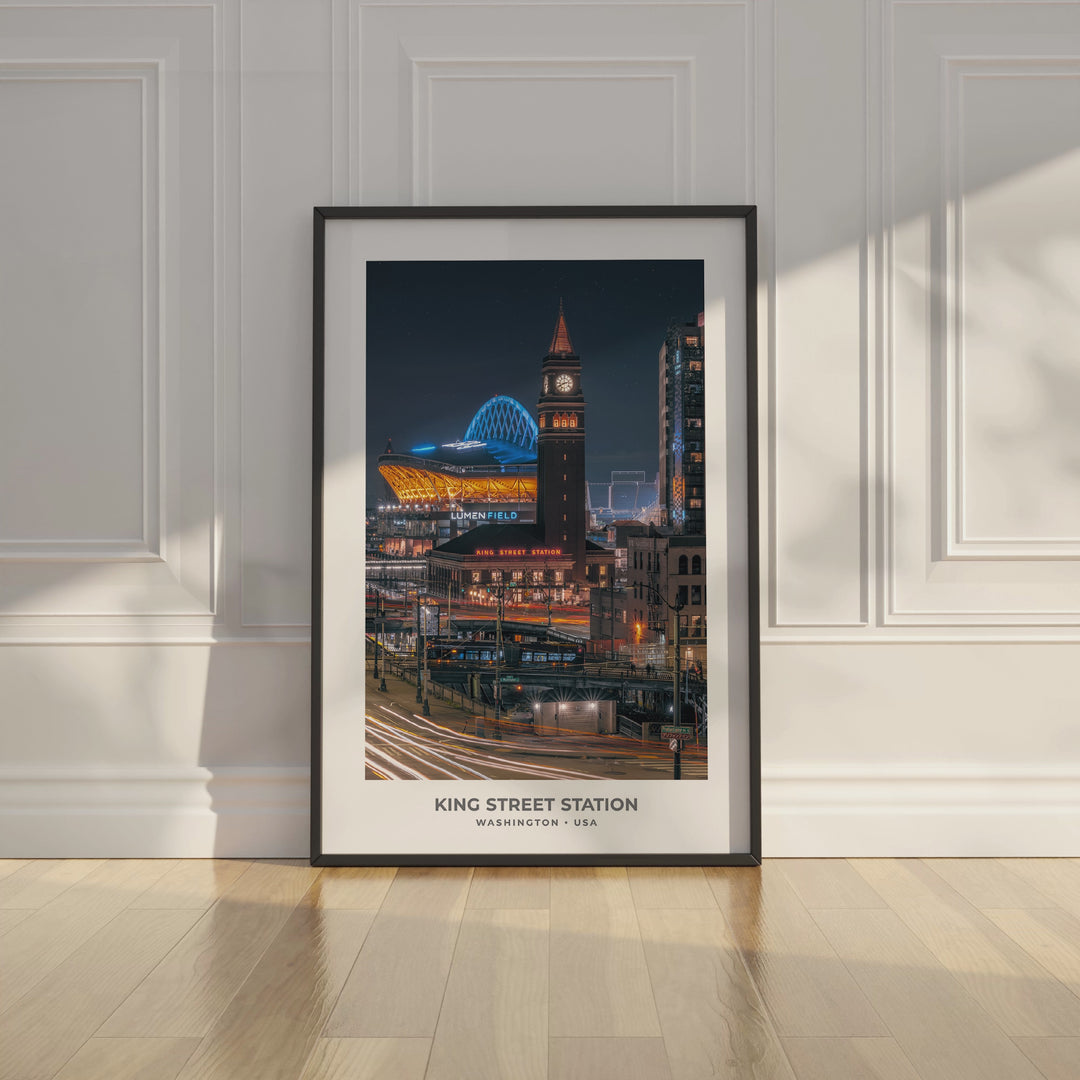 KING STREET STATION Photo Download: Seattle PNW Wall Art & Lumen Field