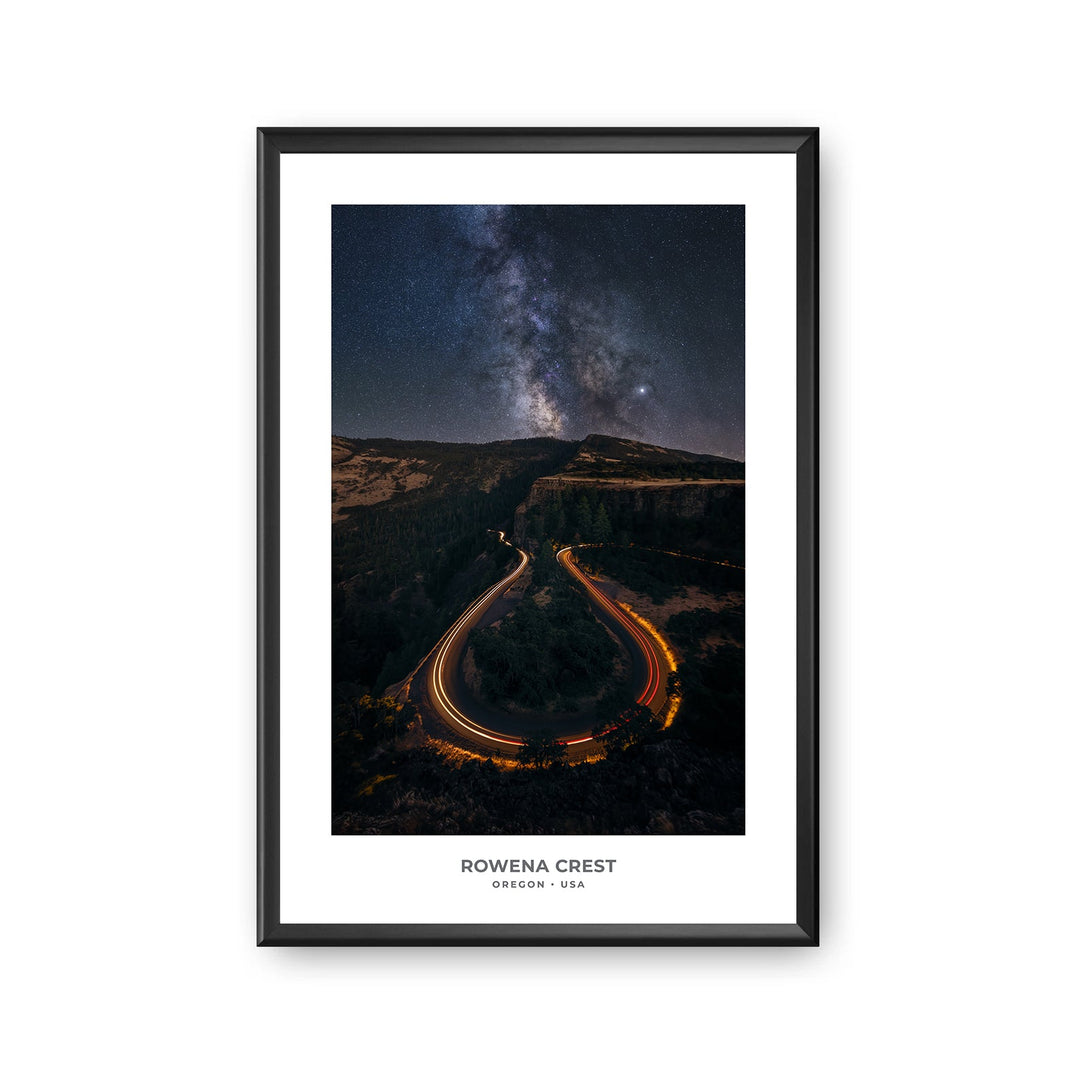 Chris Fabregas Fine Art Photography Digital Download Rowena Crest Milky Way Printable | Oregon Night Sky Digital Download Wall Art print High-quality fine art photography print 