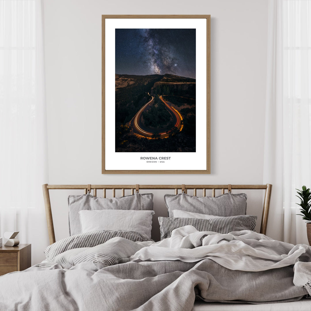 Chris Fabregas Fine Art Photography Digital Download Rowena Crest Milky Way Printable | Oregon Night Sky Digital Download Wall Art print High-quality fine art photography print 