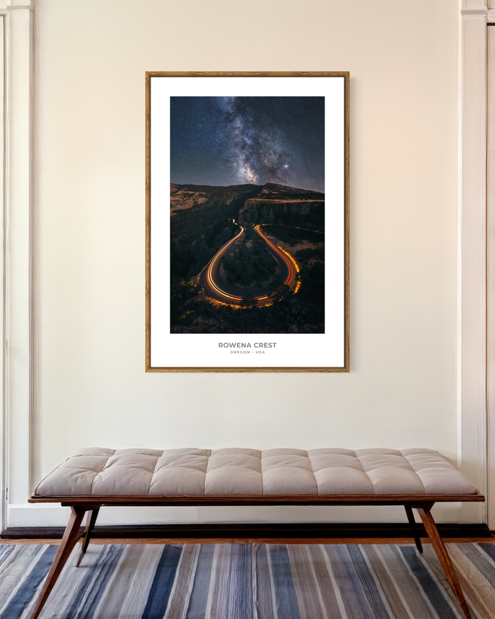 Chris Fabregas Fine Art Photography Digital Download Rowena Crest Milky Way Printable | Oregon Night Sky Digital Download Wall Art print High-quality fine art photography print 