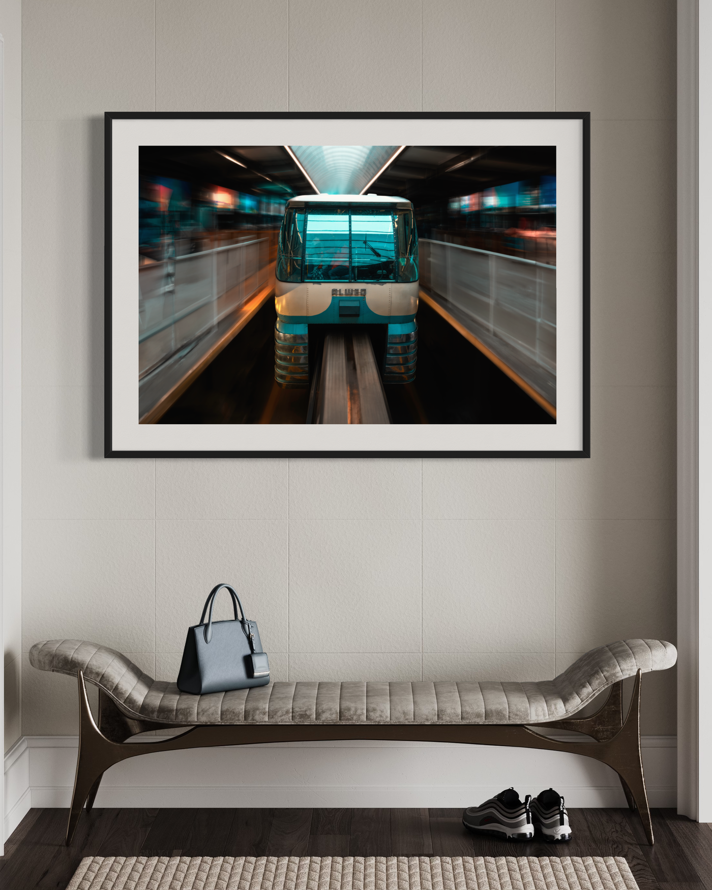 Seattle Monorail Limited Edition displayed in a modern room interior