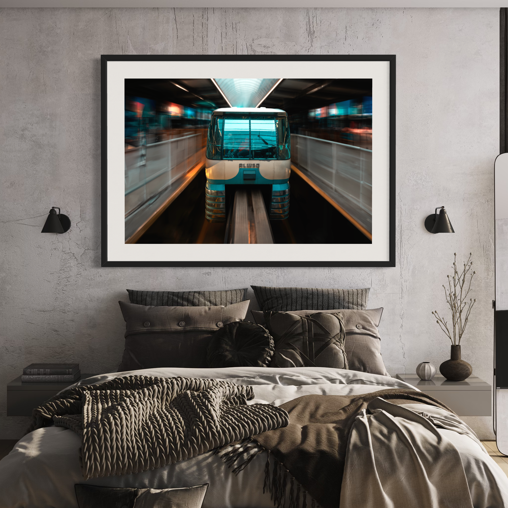 Chris Fabregas Photography Metal, Canvas, Paper Seattle Monorail Fine Art Print | Limited Edition Photography Wall Art print High-quality fine art photography print 