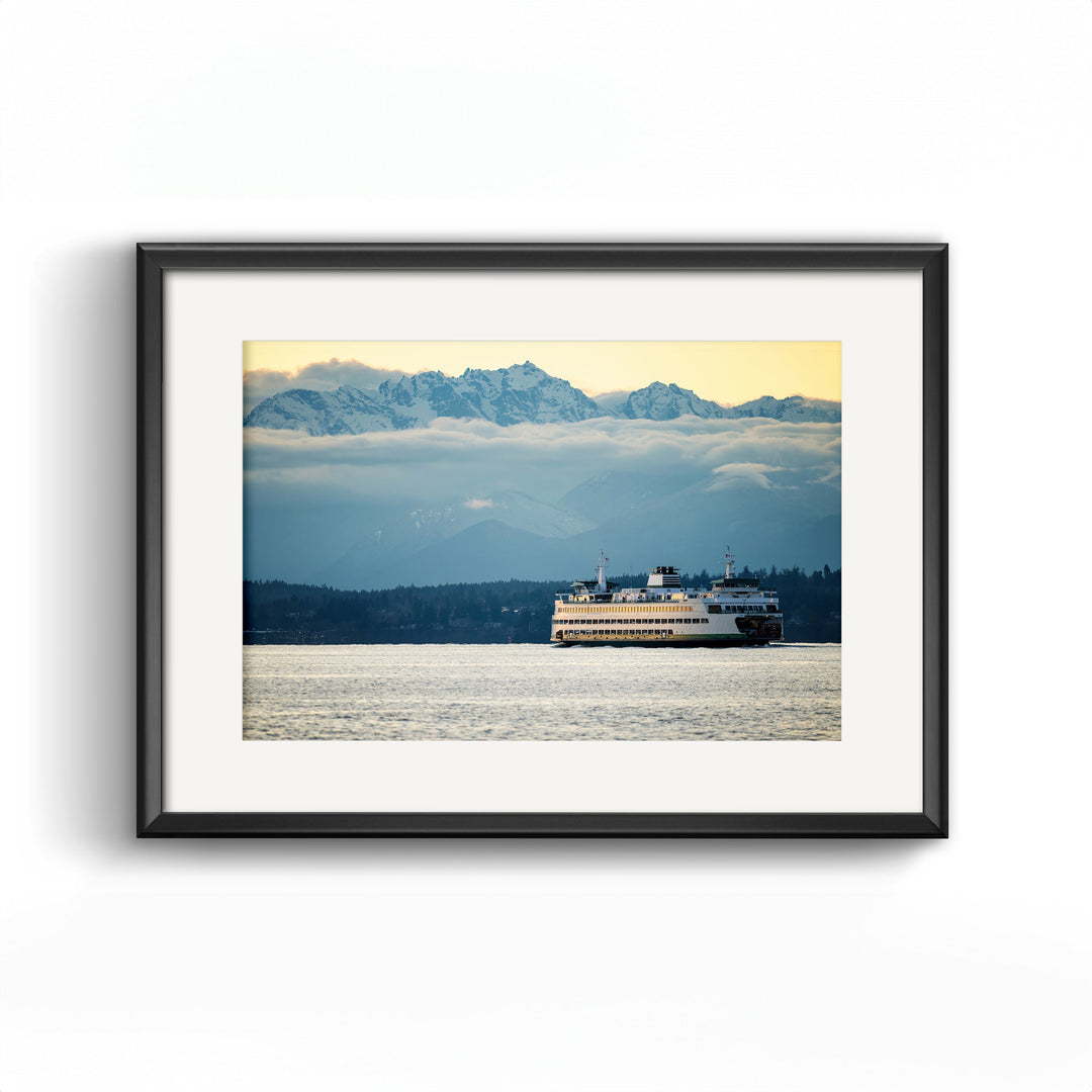 Chris Fabregas Photography Metal, Canvas, Paper, Acrylic Washington State Ferry Fine Art Print - Pacific Northwest Wall Art Wall Art print High-quality fine art photography print 