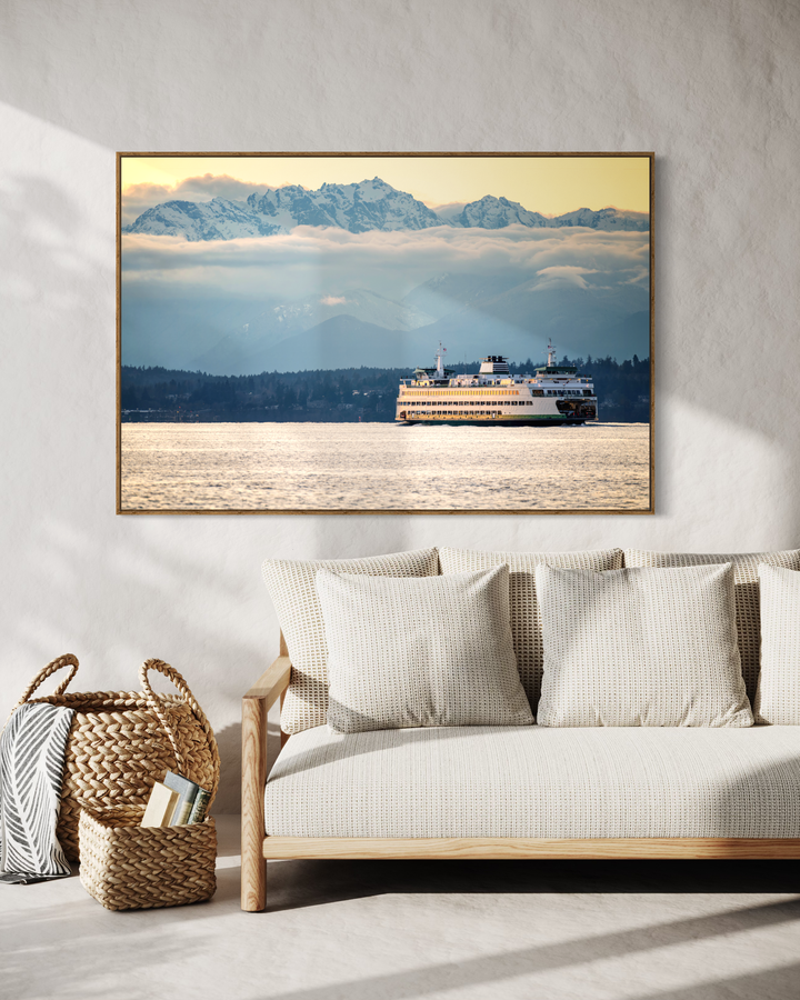 Chris Fabregas Photography Metal, Canvas, Paper, Acrylic Washington State Ferry Fine Art Print - Pacific Northwest Wall Art Wall Art print High-quality fine art photography print 