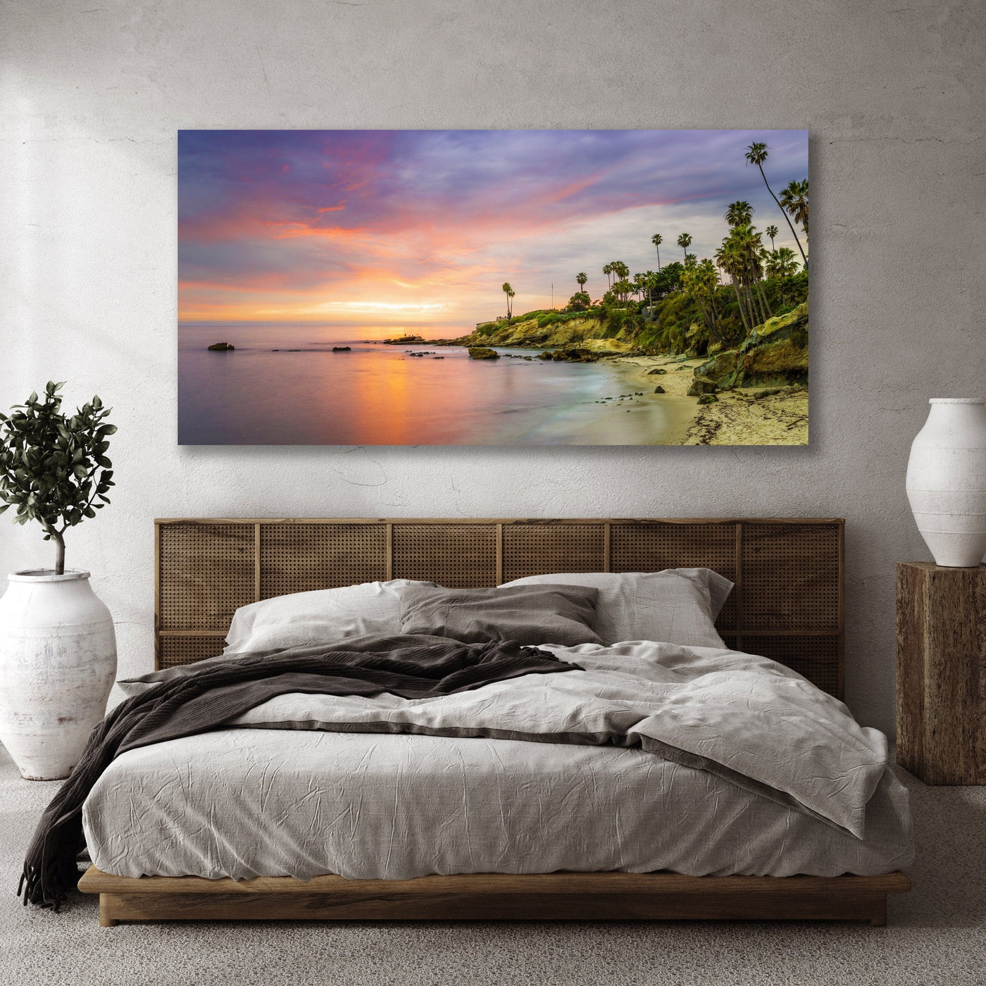 Laguna Beach Heisler Park Limited Edition displayed in a styled room interior