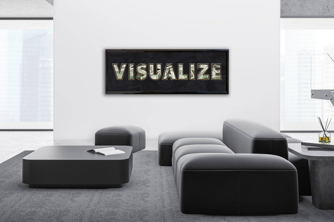 Chris Fabregas Fine Art Photography Poster Motivational Money Poster - VISUALIZE Wall Art print