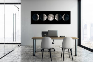 Chris Fabregas Fine Art Photography Poster Phases Of The Moon Archival Poster Art - Phases Of The Moon Wall Hanging Wall Art print