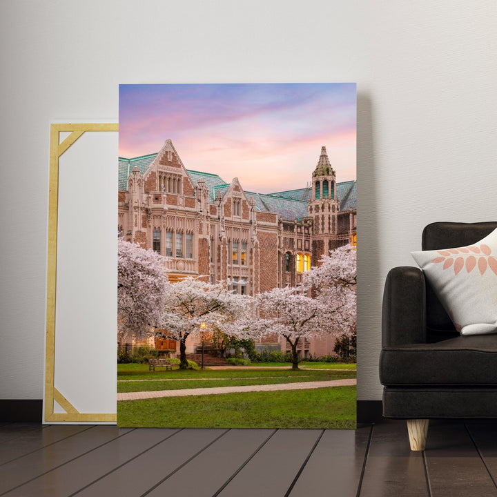 Chris Fabregas Photography Metal, Canvas, Paper UNIVERSITY OF WASHINGTON Cherry Blossoms, Fine Art print Wall Art print