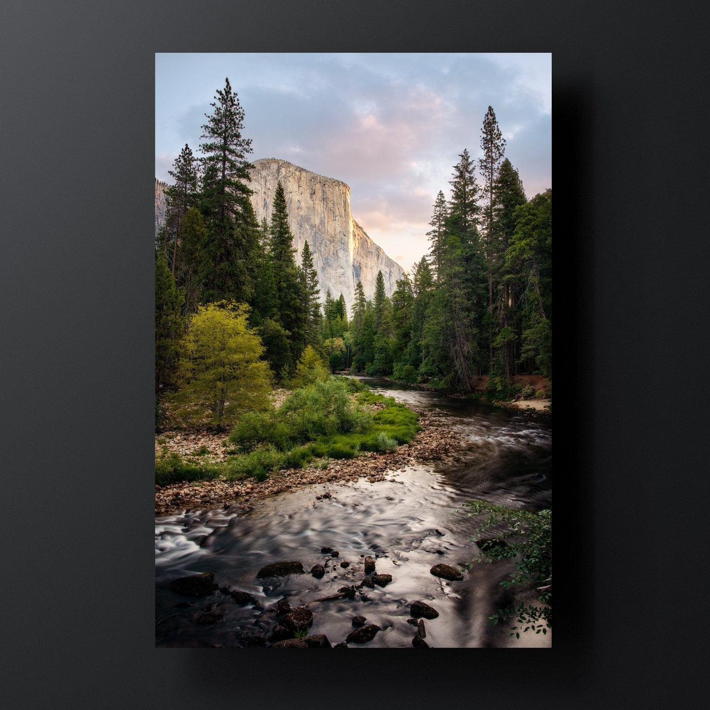 Yosemite El Capitan Limited Edition displayed in a styled room interior