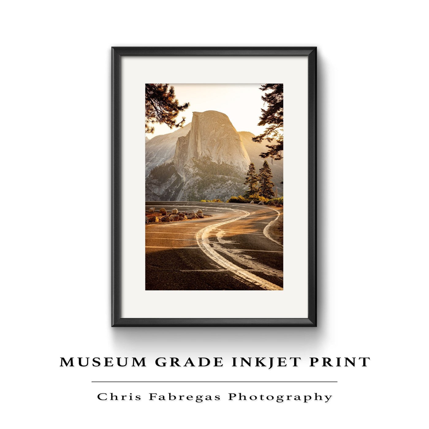 Half Dome Yosemite National Park displayed in an elegant room interior