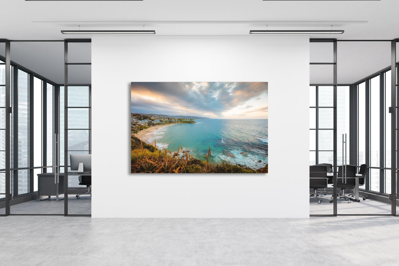 Laguna Beach Crescent Bay displayed in a refined room interior