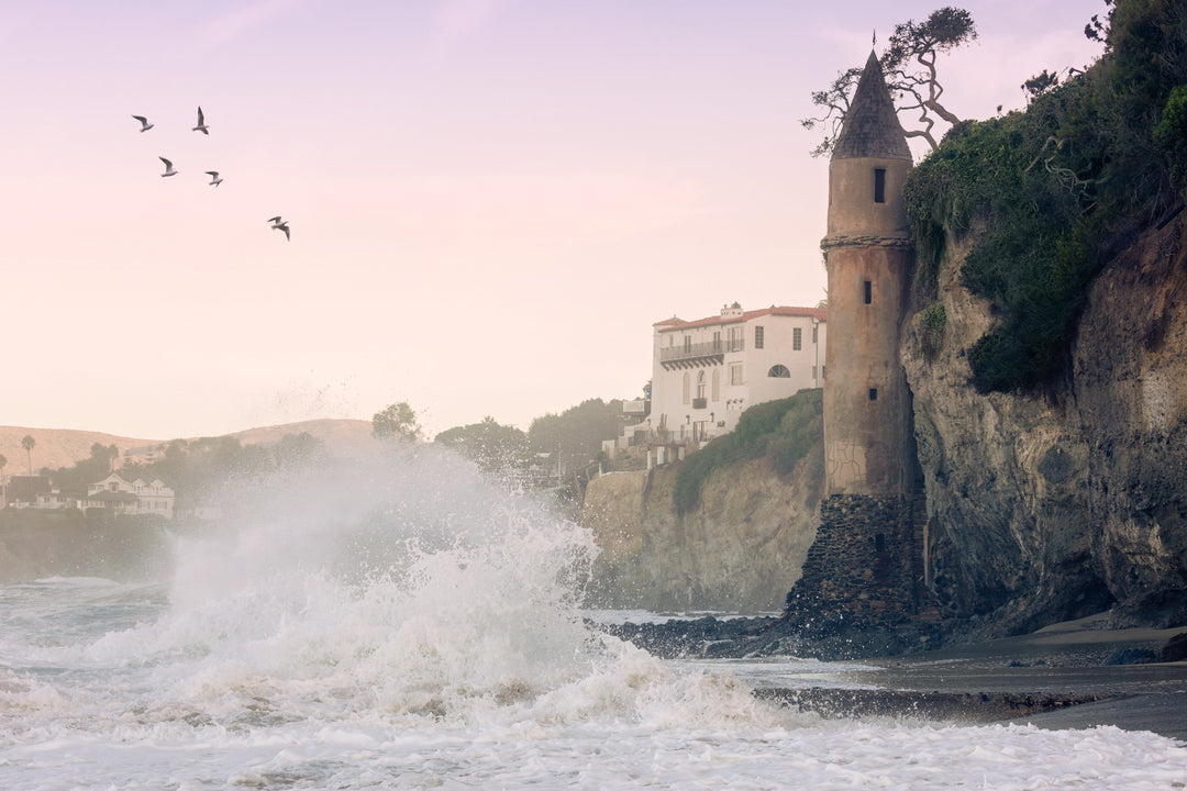 Chris Fabregas Photography Metal, Canvas, Paper Laguna Beach, Victoria Beach Pirate Tower, Fine Art Photography Wall Art print