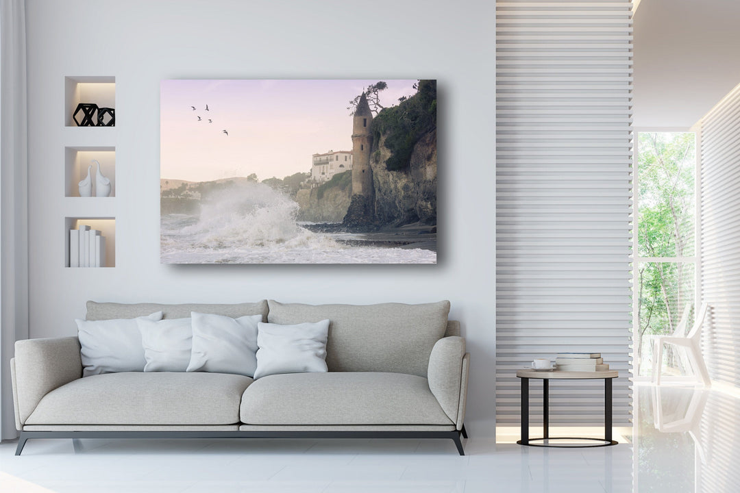 Chris Fabregas Photography Metal, Canvas, Paper Laguna Beach, Victoria Beach Pirate Tower, Fine Art Photography Wall Art print