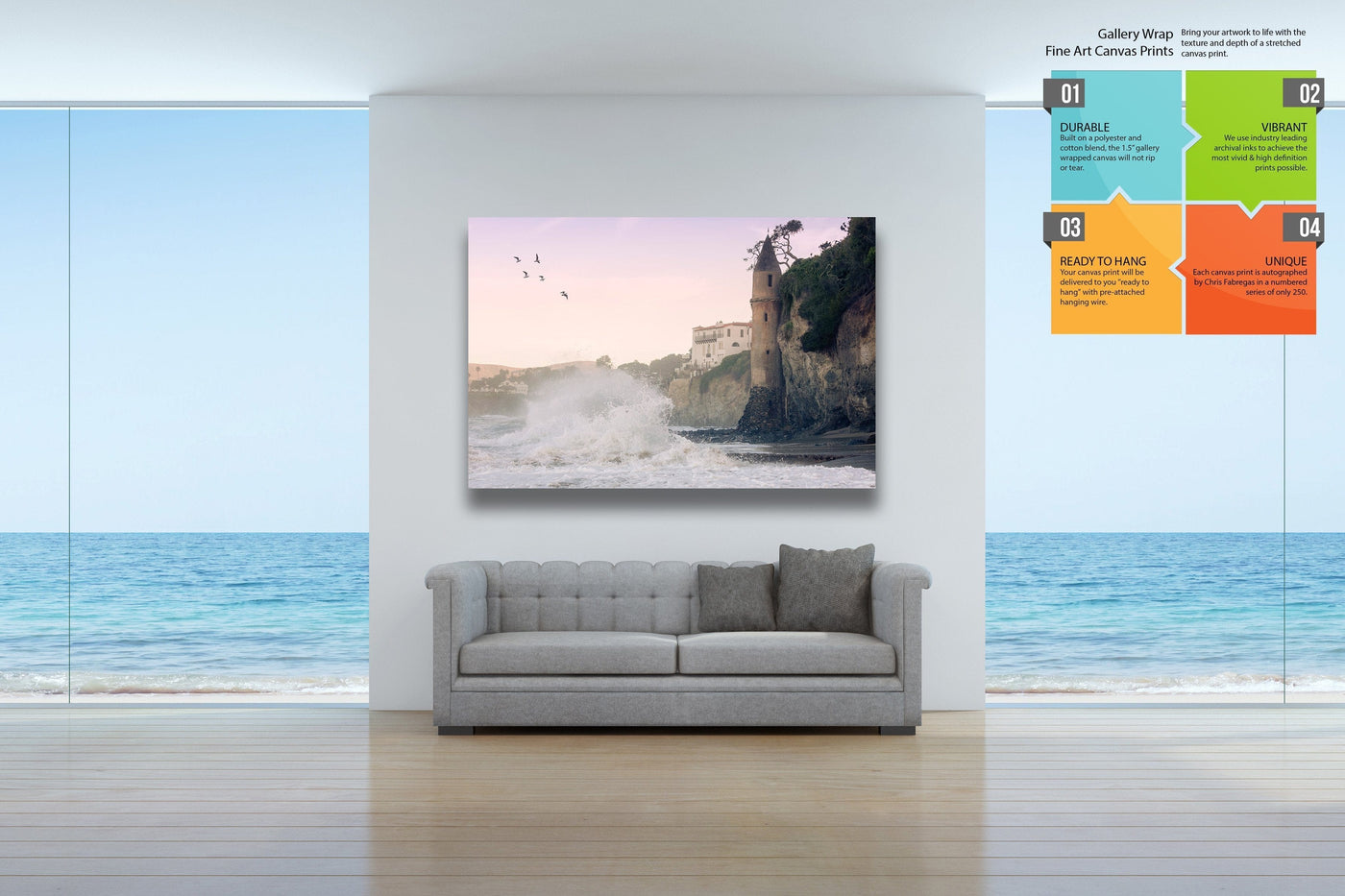 Laguna Beach Pirate Tower displayed in a home interior