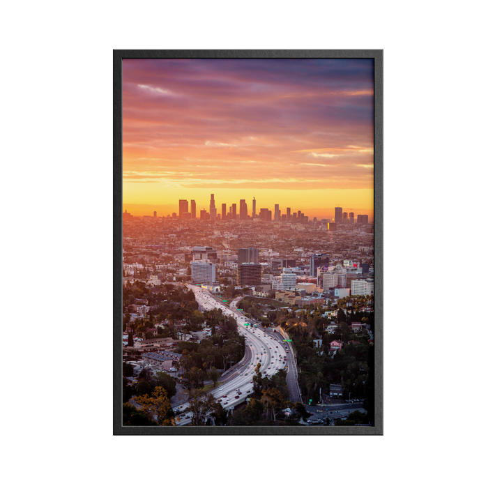 Chris Fabregas Photography Metal, Canvas, Paper Los Angeles Sunrise, Photographic Wall Decor Wall Art print
