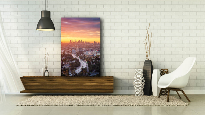 Chris Fabregas Photography Metal, Canvas, Paper Los Angeles Sunrise, Photographic Wall Decor Wall Art print