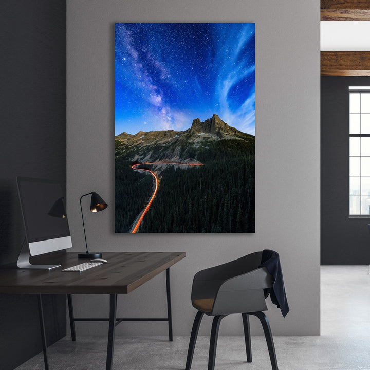 Chris Fabregas Photography Metal, Canvas, Paper North Cascades Milky Way Fine Art Print Wall Art print