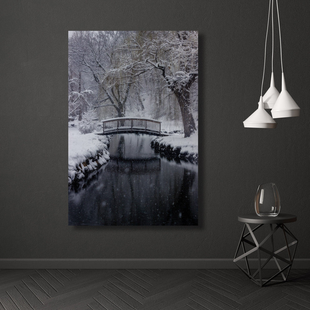 Chris Fabregas Photography Metal, Canvas, Paper Old Greenwich Connecticut, Winter Wonderland, Wall Decor Wall Art print