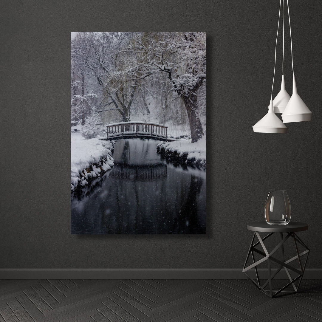 Chris Fabregas Photography Metal, Canvas, Paper Old Greenwich Connecticut, Winter Wonderland, Wall Decor Wall Art print