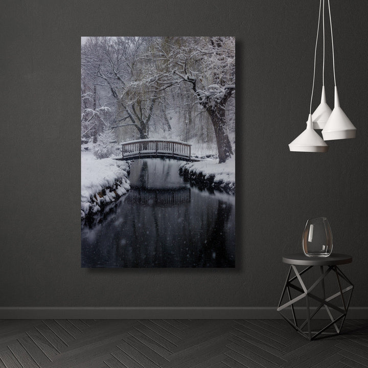 Chris Fabregas Photography Metal, Canvas, Paper Old Greenwich Connecticut, Winter Wonderland, Wall Decor Wall Art print