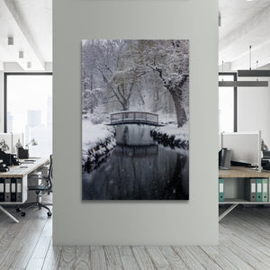Chris Fabregas Photography Metal, Canvas, Paper Old Greenwich Connecticut, Winter Wonderland, Wall Decor Wall Art print
