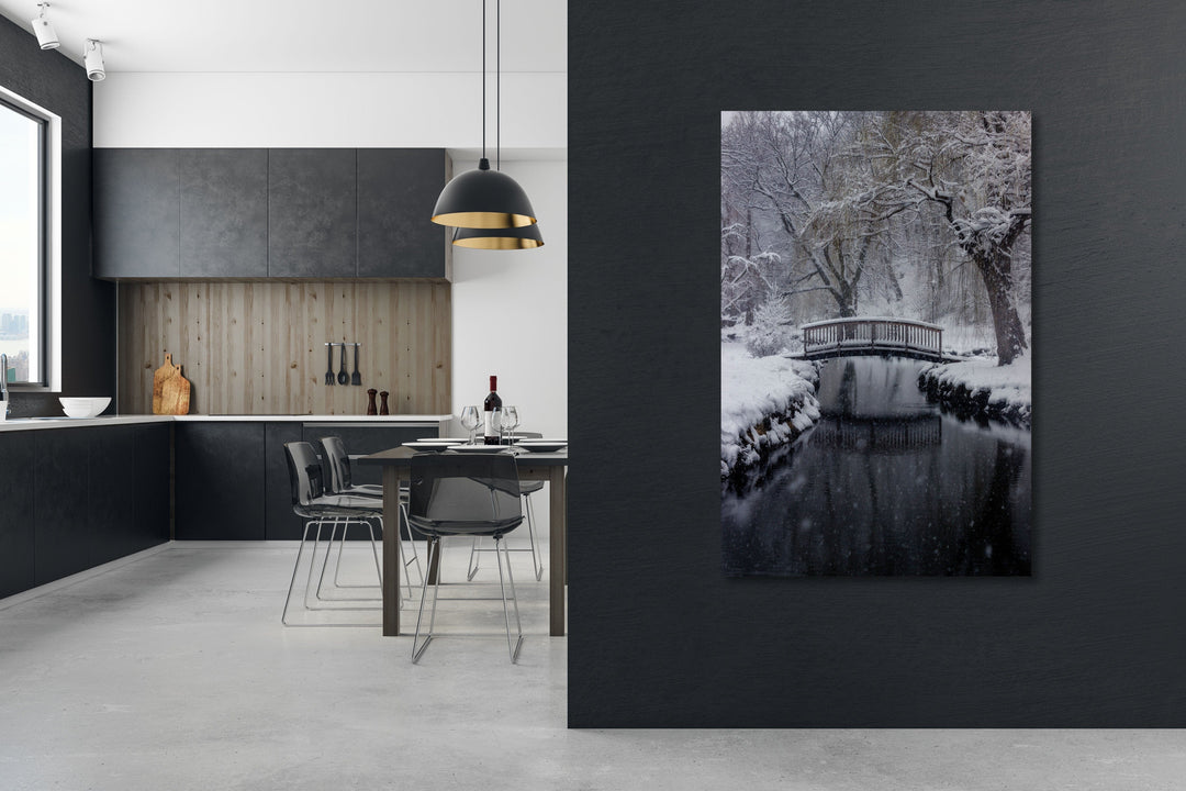 Chris Fabregas Photography Metal, Canvas, Paper Old Greenwich Connecticut, Winter Wonderland, Wall Decor Wall Art print