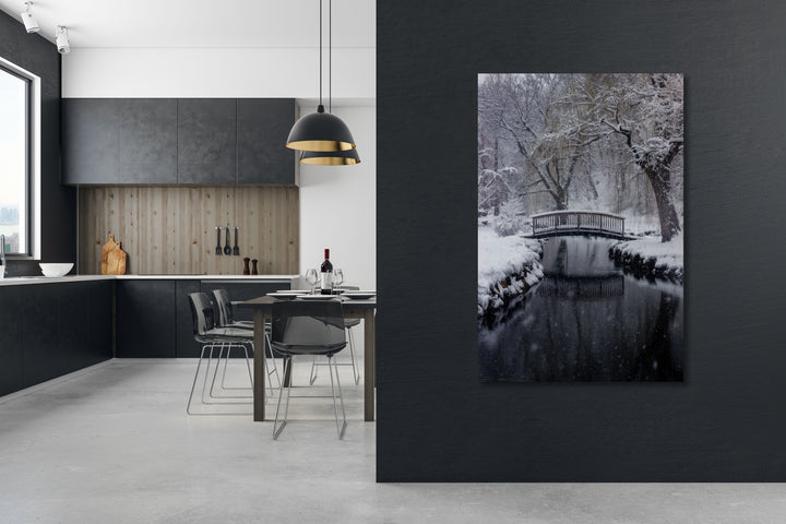 Chris Fabregas Photography Metal, Canvas, Paper Old Greenwich Connecticut, Winter Wonderland, Wall Decor Wall Art print