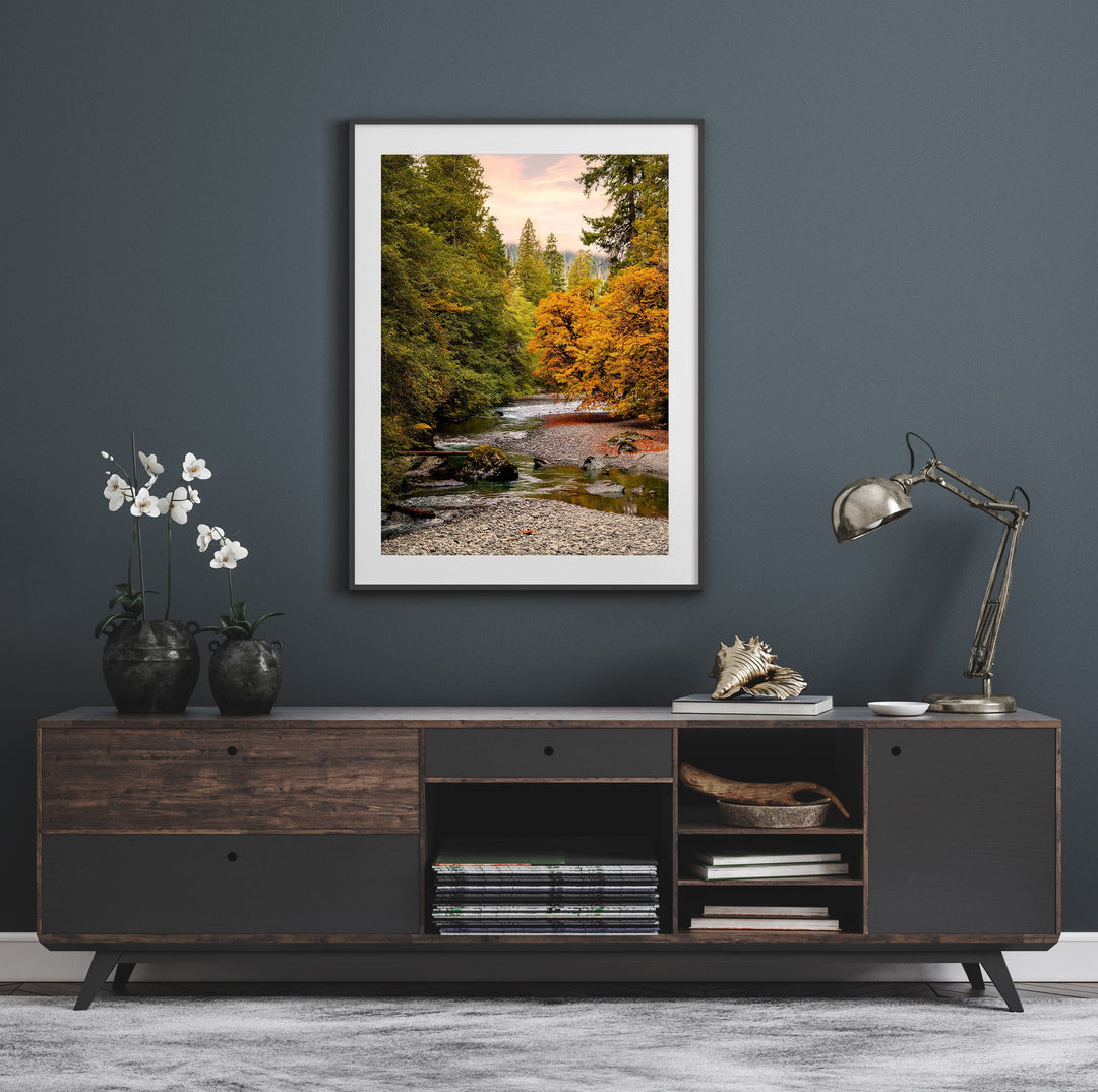 Chris Fabregas Photography Metal, Canvas, Paper Olympic National Park Autumn River Wall Art print