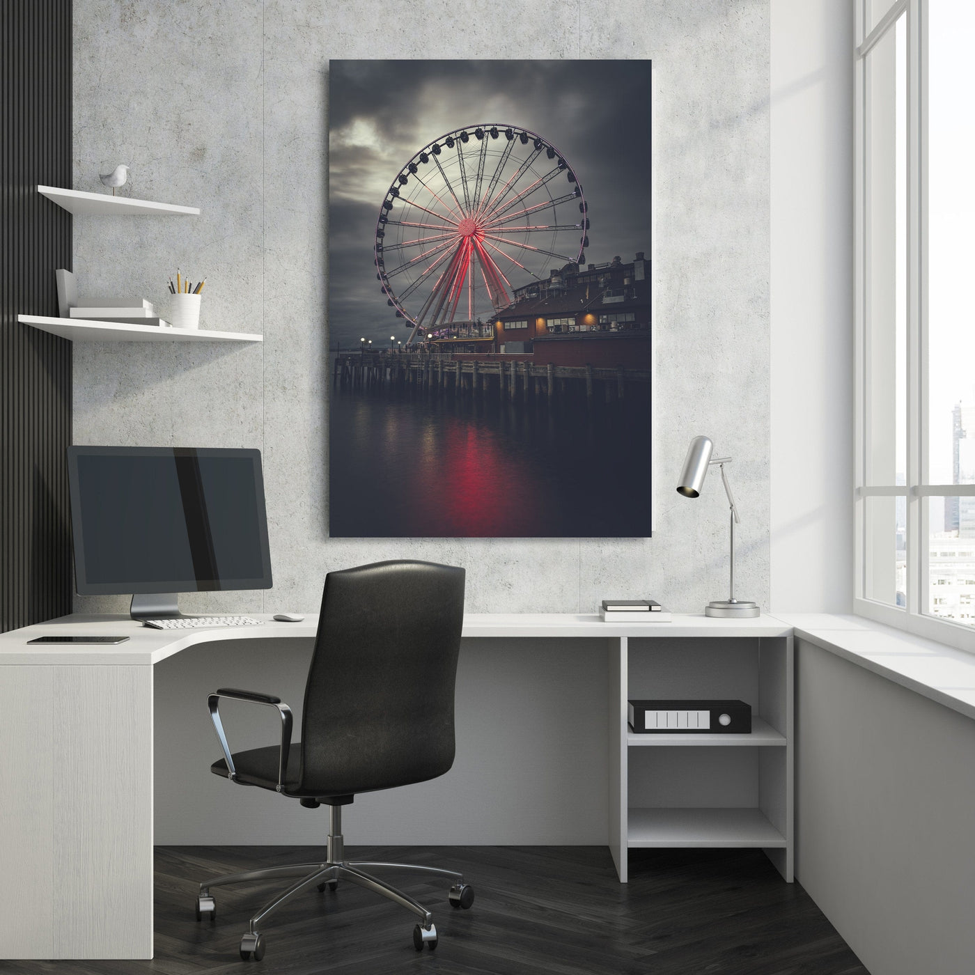 Seattle Great Wheel displayed in a modern room interior