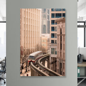 Chris Fabregas Photography Metal, Canvas, Paper Seattle Monorail Photographic Print Wall Art print