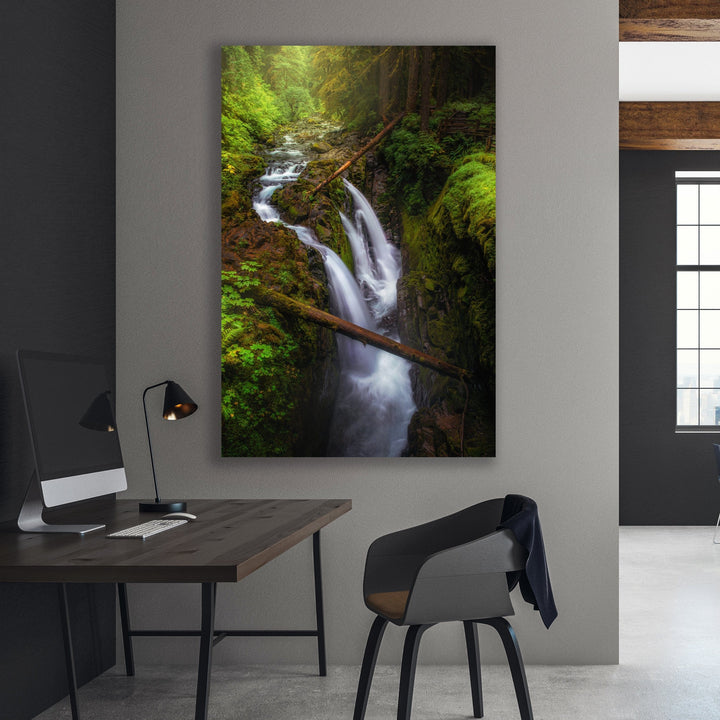 Chris Fabregas Photography Metal, Canvas, Paper Sol Duc Falls Photography Limited Edition Print Wall Art print