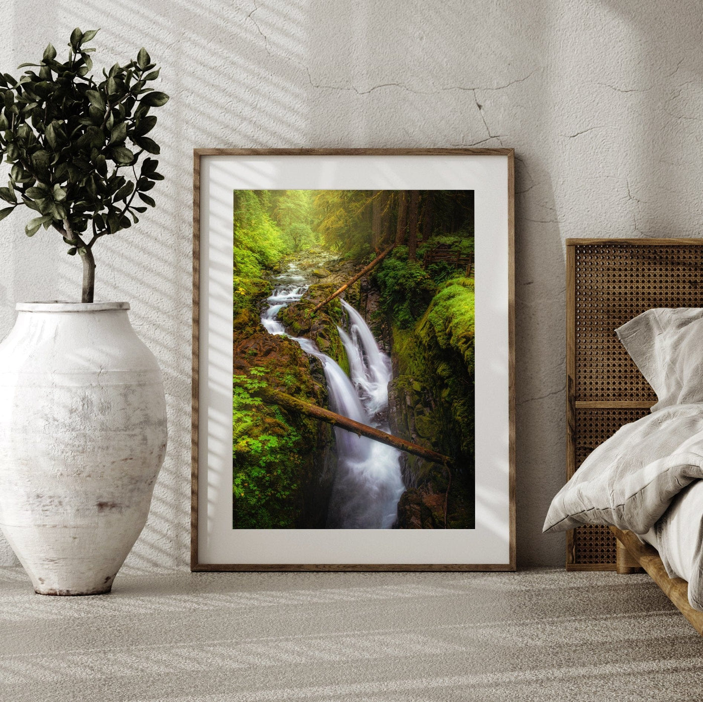 Sol Duc Falls Limited Edition displayed in a contemporary room interior