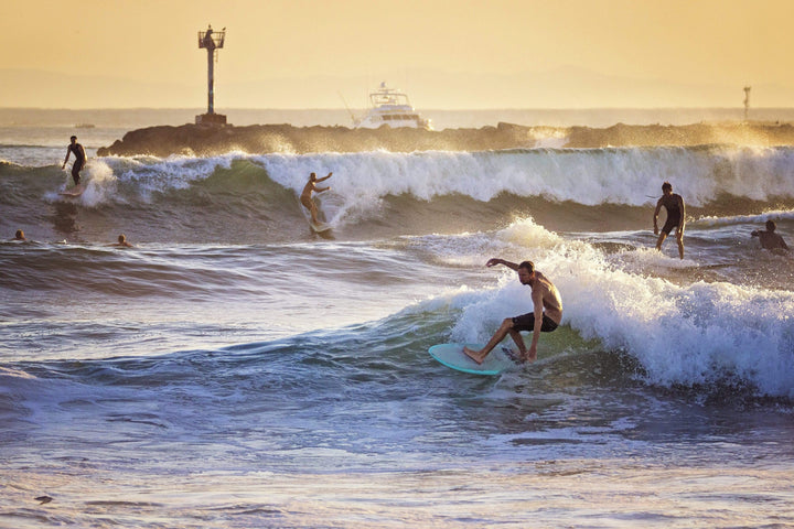 Chris Fabregas Photography Metal, Wood, Canvas, Paper Party Waves - Seal Beach California Wall Art print