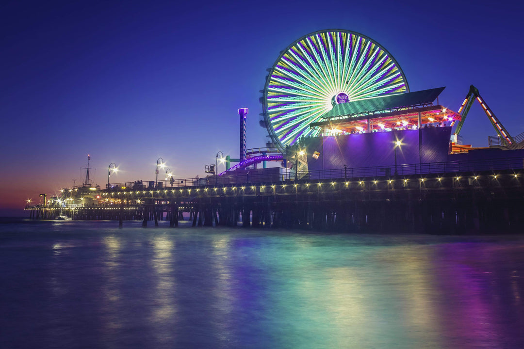 Chris Fabregas Photography Metal, Wood, Canvas, Paper Santa Monica Pier Fine Art Photography Wall Art print