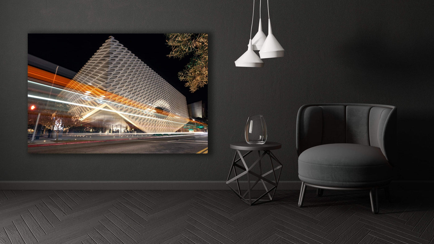 The Broad Museum Los Angeles displayed in a contemporary room interior