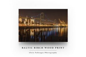 Chris Fabregas Photography Metal, Wood, Canvas, Paper The Vincent Thomas Bridge Wall Art print
