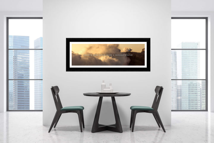 Chris Fabregas Photography Panoramic Poster Skilled Surfer Motivational Poster Wall Art print