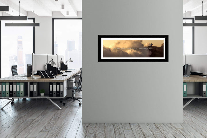 Chris Fabregas Photography Panoramic Poster Skilled Surfer Motivational Poster Wall Art print